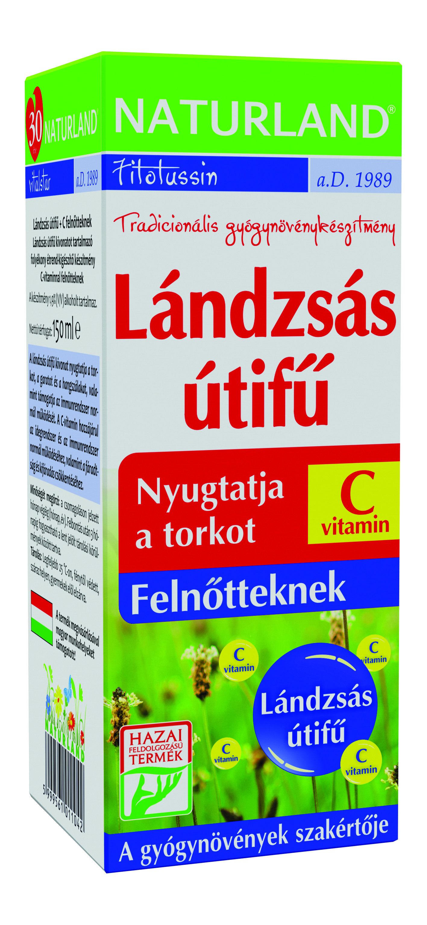 NL Lándzsás útifű + C-vitamin felnőtt 150ml